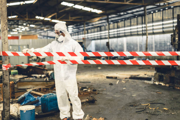 Professional Crime Scene Cleanup technician working in Concord, NC